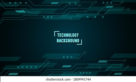Circuit technology background with hi-tech digital data connection system and computer electronic desing