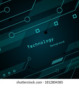 Circuit technology background with hi-tech digital data connection system and computer electronic desing