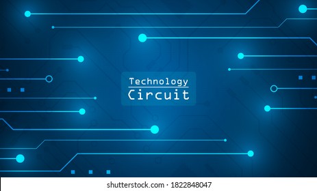 Circuit technology background with hi-tech digital data connection system and computer electronic desing