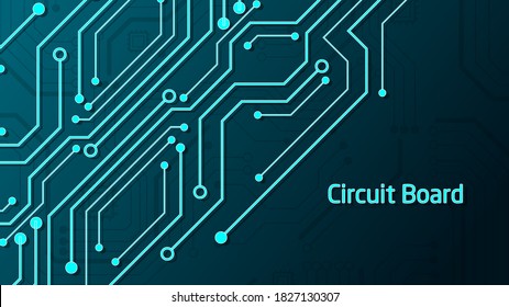 Circuit technology background with hi-tech digital data connection system and computer electronic desing