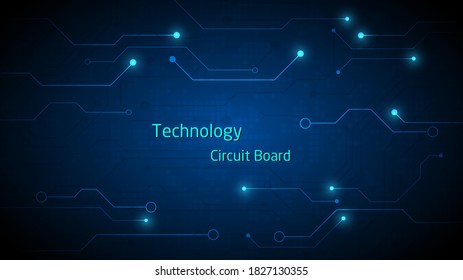 Circuit technology background with hi-tech digital data connection system and computer electronic desing