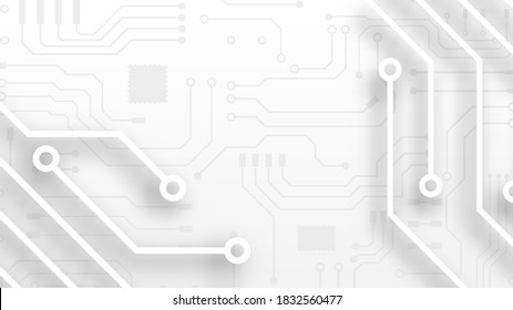 Circuit technology background with hi-tech digital data connection system and computer electronic desing