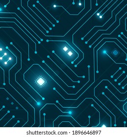 Circuit technology background with hi-tech digital data connection system and computer electronic desing