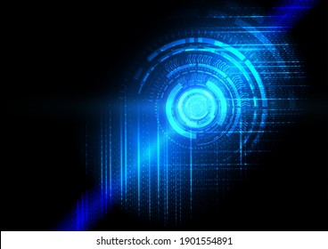 Circuit technology background with hi-tech digital data connection system and computer electronic design.