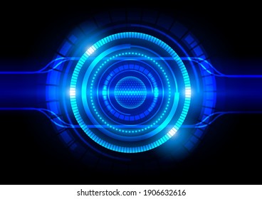 Circuit technology background with hi-tech digital data connection system and computer electronic desing