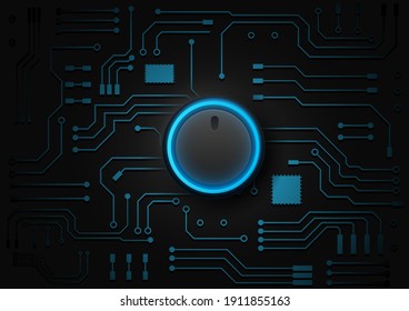 Circuit technology background with hi-tech digital data connection system and computer electronic desing