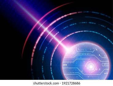 Circuit technology background with hi-tech digital data connection system and computer electronic desing