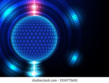 Circuit technology background with hi-tech digital data connection system and computer electronic desing