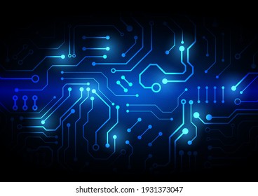 Circuit technology background with hi-tech digital data connection system and computer electronic desing