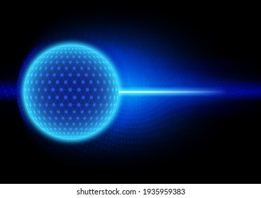 Circuit technology background with hi-tech digital data connection system and computer electronic desing