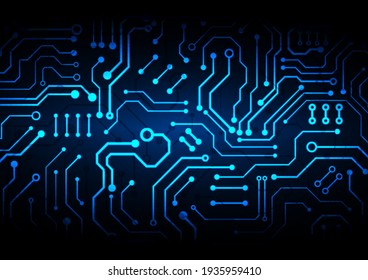 Circuit-Technologie-Hintergrund mit High-Tech-System für digitale Datenverbindung und elektronischem Design