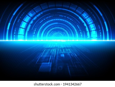 Circuit technology background with hi-tech digital data connection system and computer electronic desing