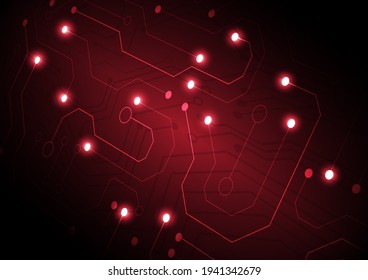 Circuit technology background with hi-tech digital data connection system and computer electronic desing