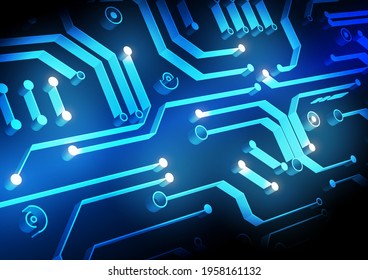 Circuit technology background with hi-tech digital data connection system and computer electronic design
