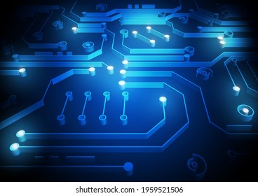 Circuit technology background with hi-tech digital data connection system and computer electronic design