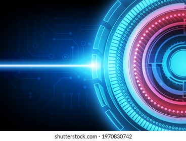 Circuit technology background with hi-tech digital data connection system and computer electronic desing