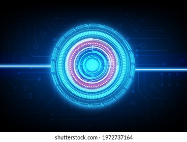 Circuit technology background with hi-tech digital data connection system and computer electronic desing