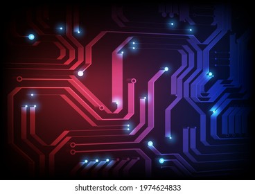 Circuit technology background with hi-tech digital data connection system and computer electronic design
