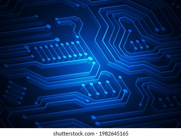 Circuit technology background with hi-tech digital data connection system and computer electronic design
