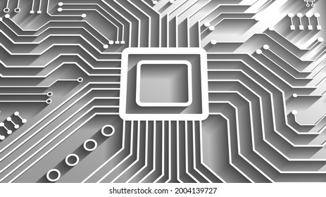 Circuit technology background with hi-tech digital data connection system and computer electronic design