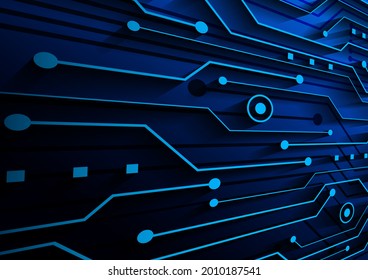 Circuit technology background with hi-tech digital data connection system and computer electronic design