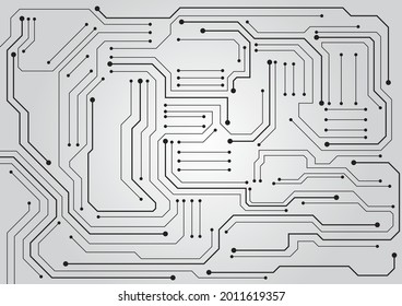 Circuit technology background with hi-tech digital data connection system and computer electronic design