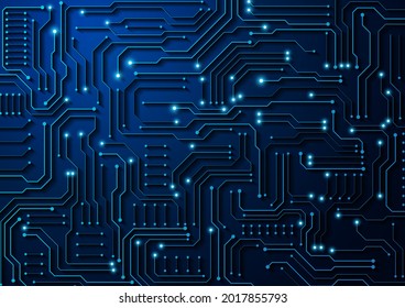 Circuit technology background with hi-tech digital data connection system and computer electronic design