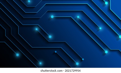 Circuit technology background with hi-tech digital data connection system and computer electronic design