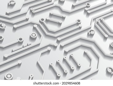 Circuit technology background with hi-tech digital data connection system and computer electronic design