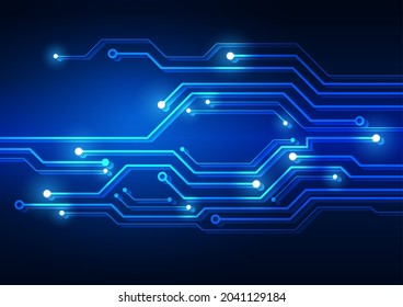 Circuit technology background with hi-tech digital data connection system and computer electronic design