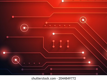 Circuit technology background with hi-tech digital data connection system and computer electronic design