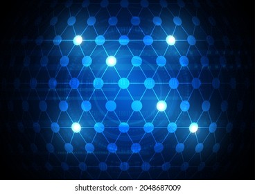 Circuit technology background with hi-tech digital data connection system and computer electronic desing