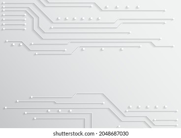 Circuit technology background with hi-tech digital data connection system and computer electronic desing