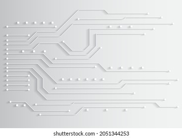 Circuit technology background with hi-tech digital data connection system and computer electronic desing