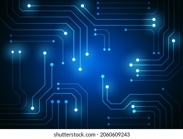 Circuit technology background with hi-tech digital data connection system and computer electronic design