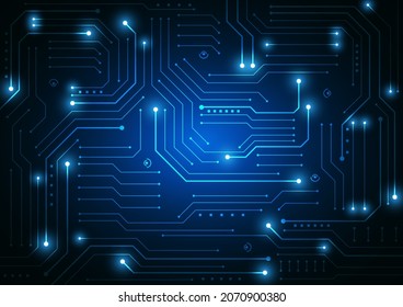 Circuit technology background with hi-tech digital data connection system and computer electronic design