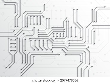 Circuit technology background with hi-tech digital data connection system and computer electronic design