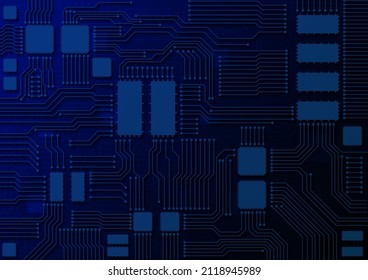 Circuit technology background with hi-tech digital data connection system and computer electronic design