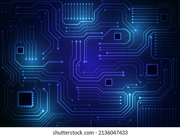 Circuit technology background with hi-tech digital data connection system and computer electronic design
