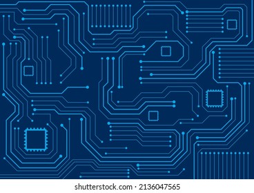 Circuit technology background with hi-tech digital data connection system and computer electronic design