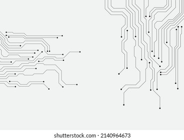 Circuit technology background with hi-tech digital data connection system and computer electronic design