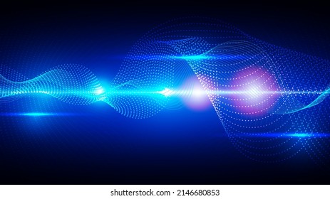 Circuit technology background with hi-tech digital data connection system and computer electronic design