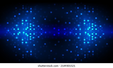 Circuit technology background with hi-tech digital data connection system and computer electronic design