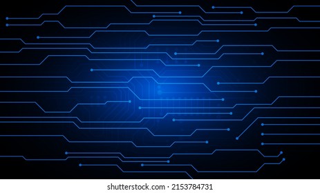 Circuit technology background with hi-tech digital data connection system and computer electronic design