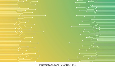 Circuit technology background with hi-tech digital stock illustration. 