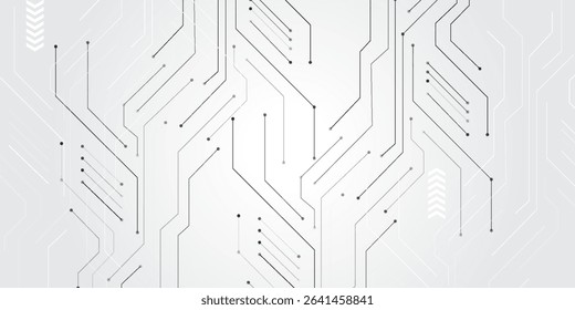 Circuit technology background with hi-tech digital data connection system and computer electronic design