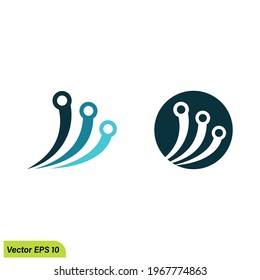 circuit technology icon vector illustration simple design element