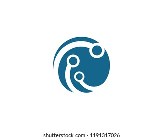 circuit technology ilustration vector template