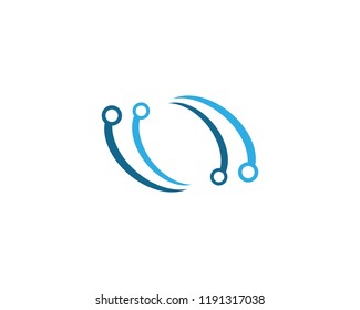 circuit technology ilustration vector template