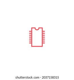 Circuit technology logo icon design vector template 